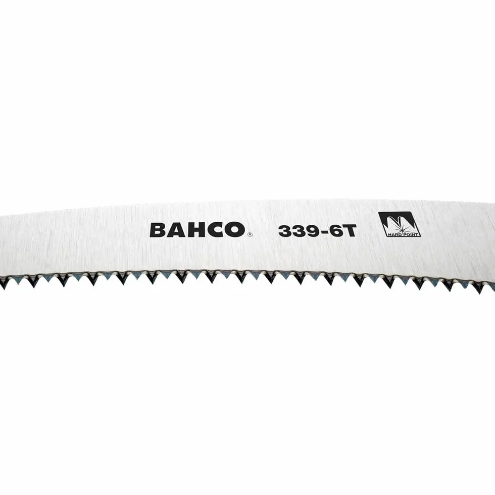 BAHCO Scie d'élagage traditionnelle 339-6T, Argenté/Orange