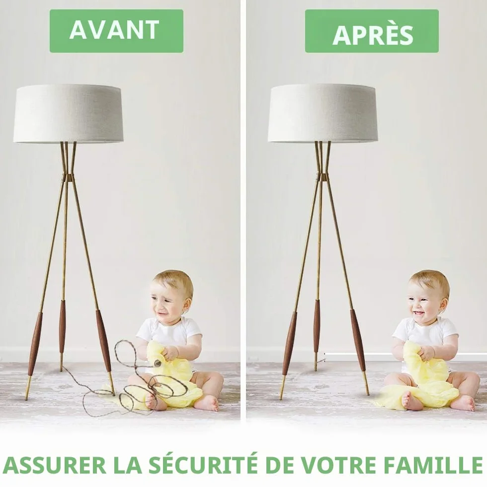 MUDEELA Cache Fil Electrique, Goulotte Passe Cable Mural, Cache-Fil TV Mural en PVC Ignifuge, Installation Adhésive ou par Vis, Gestion des Câbles pour Maison et Bureau, Blanc, 30 × 17 × 400 mm