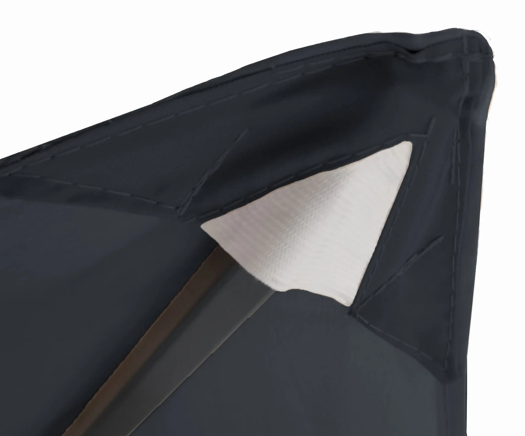 QUICK STAR Toit de Rechange pour Tonnelle de Jardin Gris 3 x 3 m