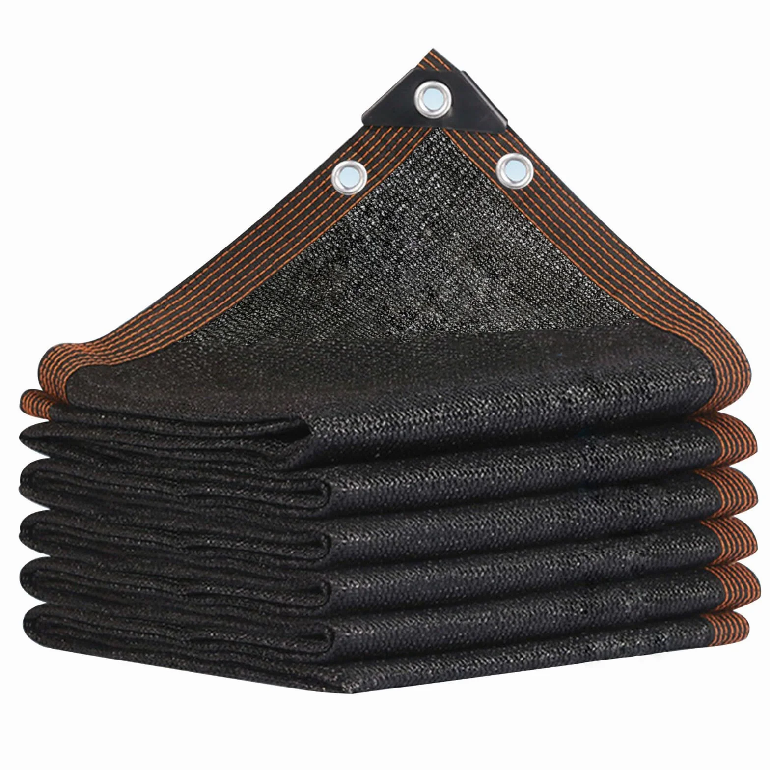 Voile d'ombrage 3x4M Filet Protection Solaire UV Noir 80% avec œillets