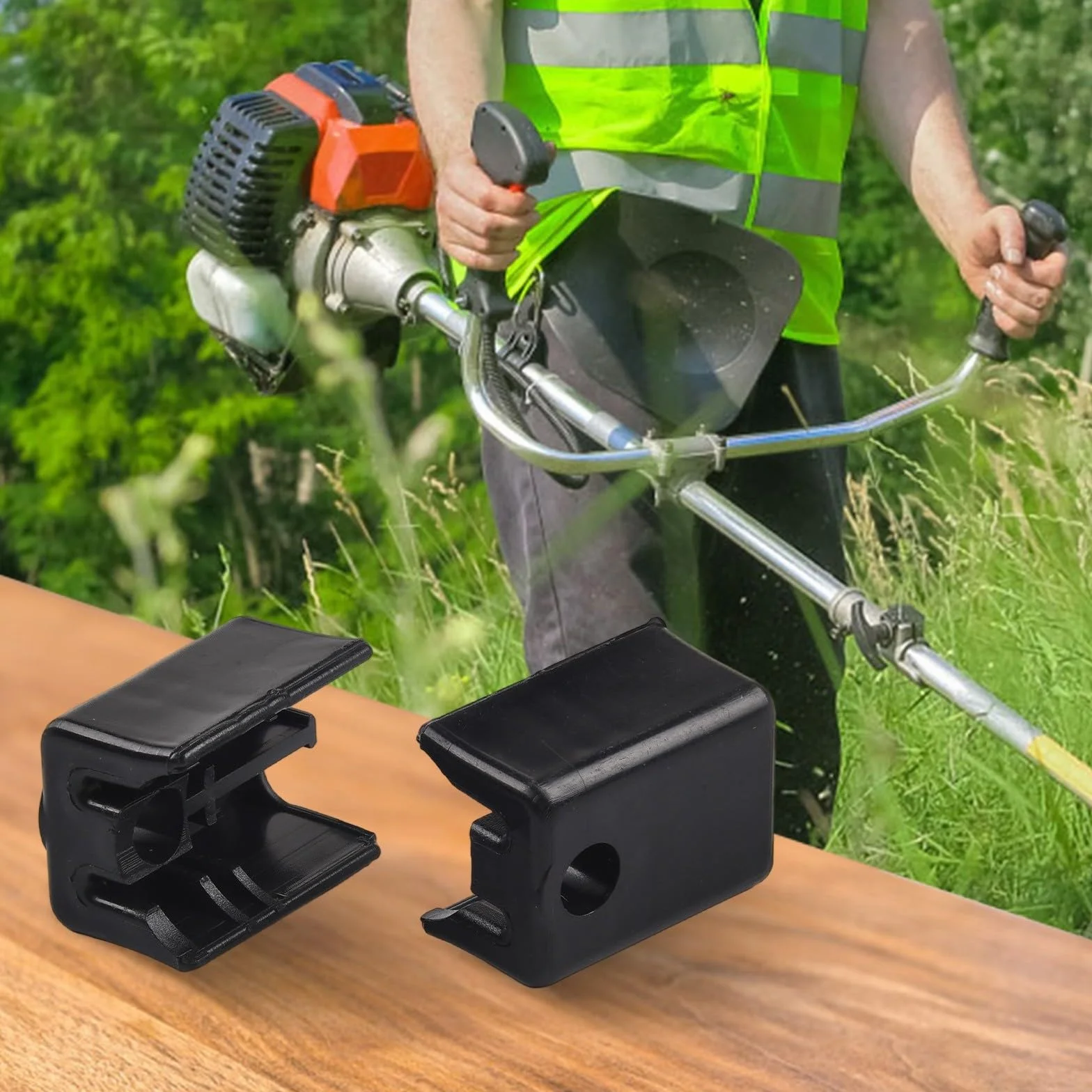 Lot de 2 supports de fixation de câble double en plastique pour Craftsman Troy-Bilt machines de jardin