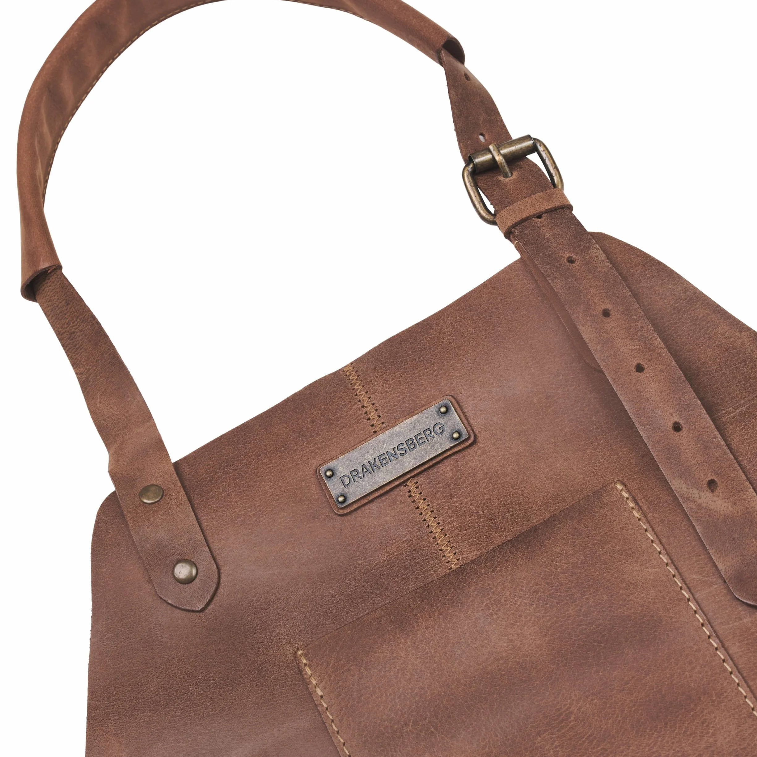 DRAKENSBERG Tablier de barbecue Bob professionnel pour BBQ gastro bar barista hommes fait main