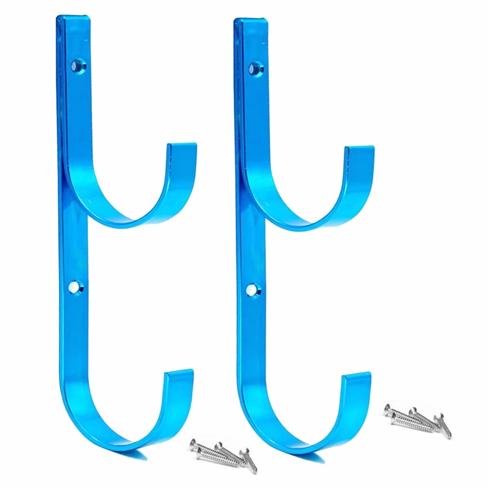 Crochets De Poteaux Télescopiques Pro Pool Pole Cintre Brosse De Maille Crochet De Fixation Aluminium Ensemble De Crochets De Piscine