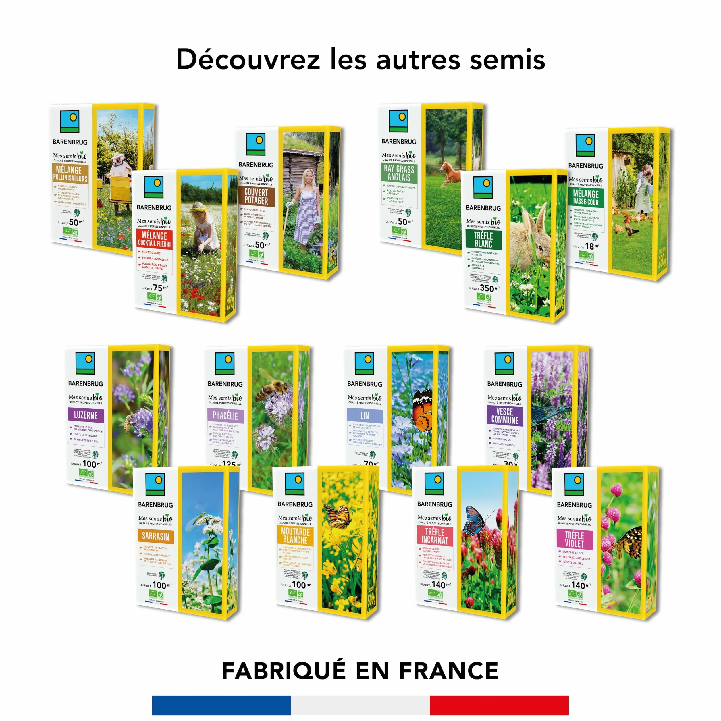 BARENBRUG Mélange Basse-cour BIO Production d’Œufs de Qualité 250G