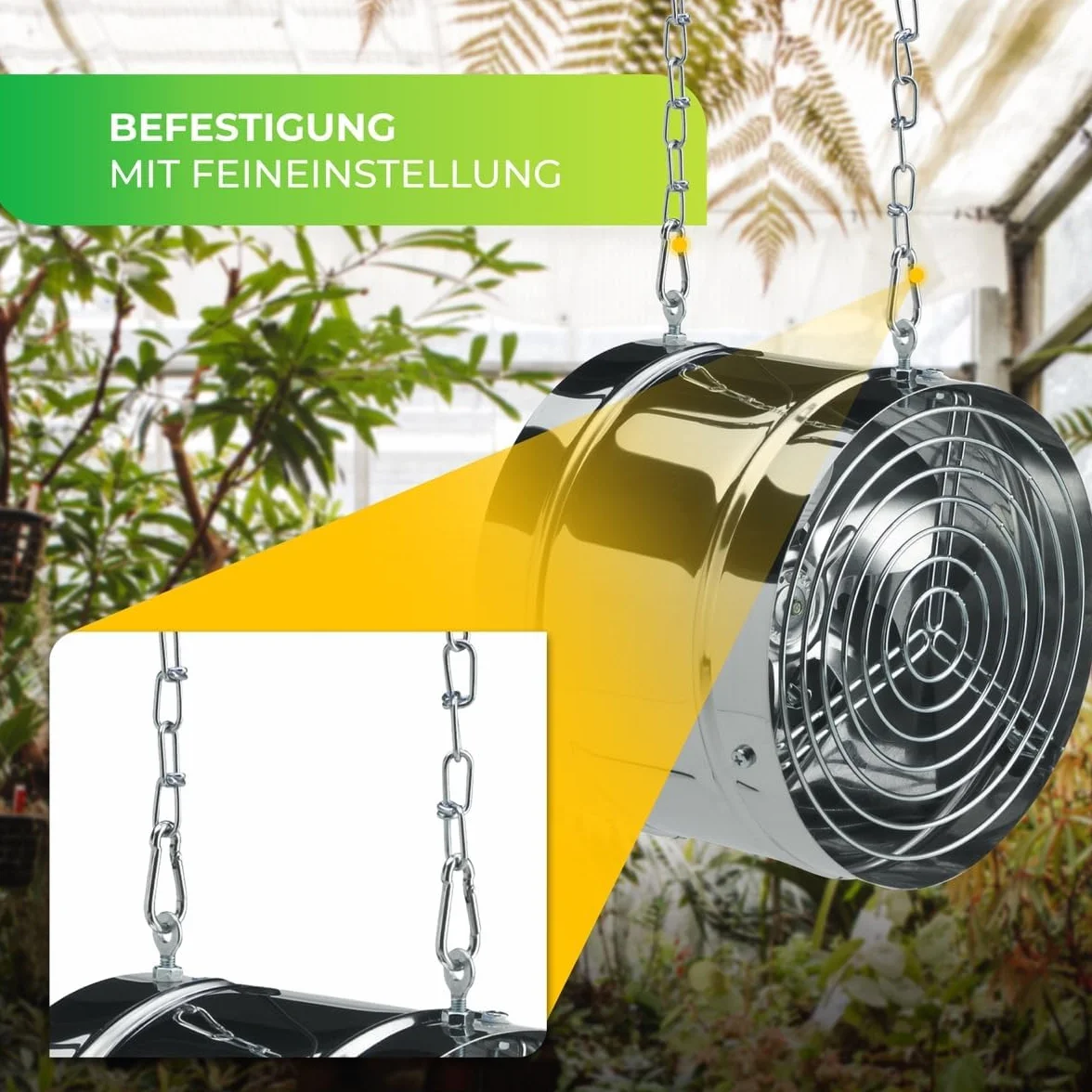 Bio Green ARZ-F Ventilateur 31 W 22 x 18 cm