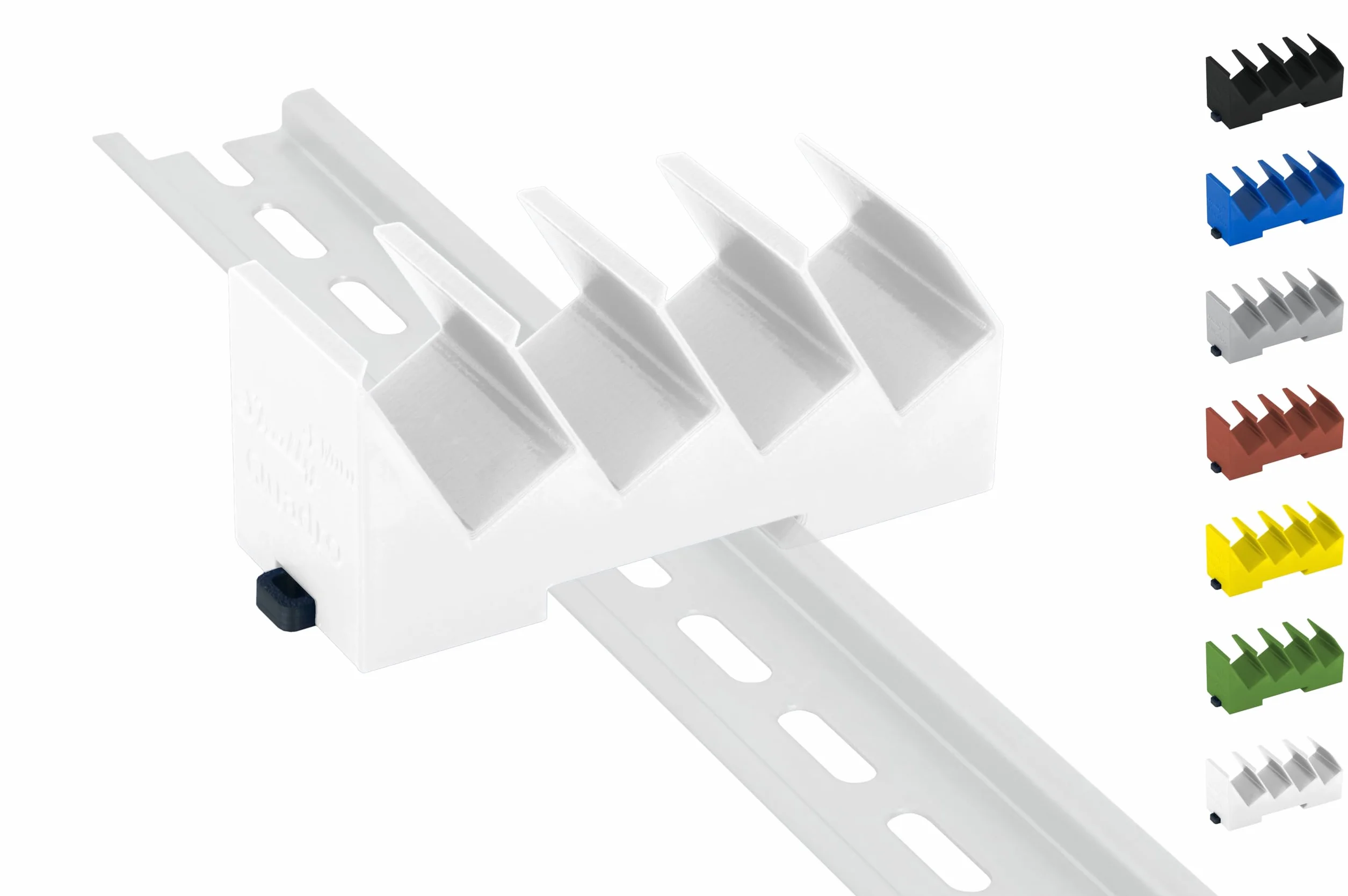 Shelly MINI Quadro Support de rail DIN 35 mm Blanc