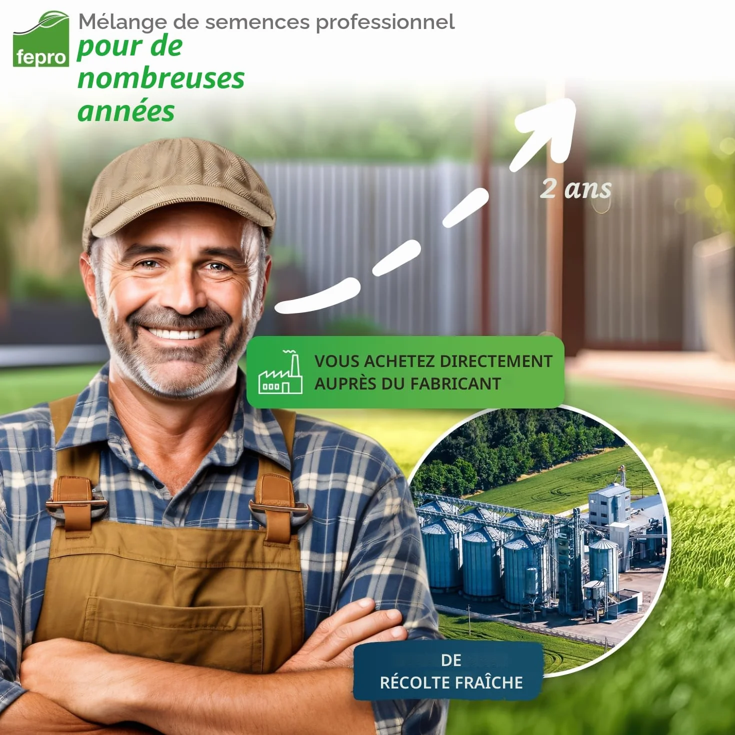 Semences de gazon résistantes à la sécheresse 10 kg 400 m² germination rapide