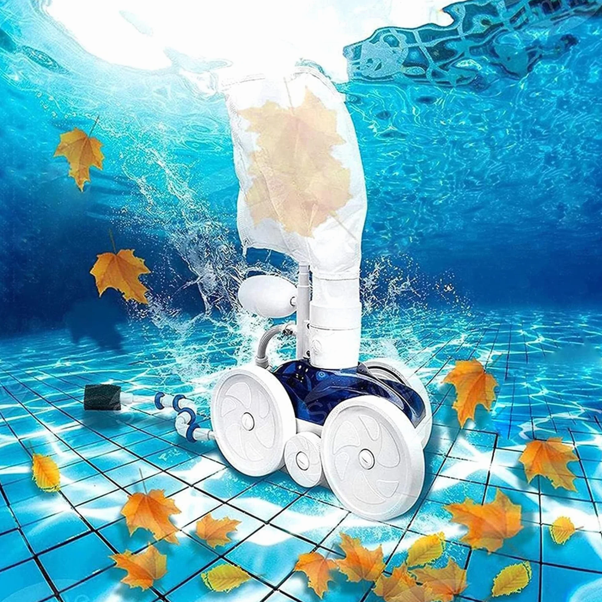 PHONILLICO Lot 2 Sacs pour Polaris 280/480 Filtre Robot Nettoyeur Piscine Filet Rechange K13/K16 Sac à Limon avec Fermeture Zip
