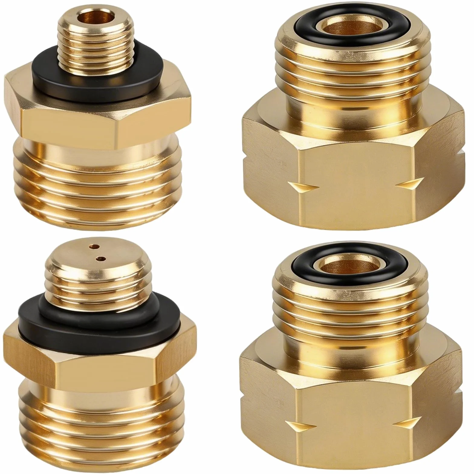 Adaptateurs Bouteille de Gaz Laiton M10 W20 M14 M21.8 pour Camping