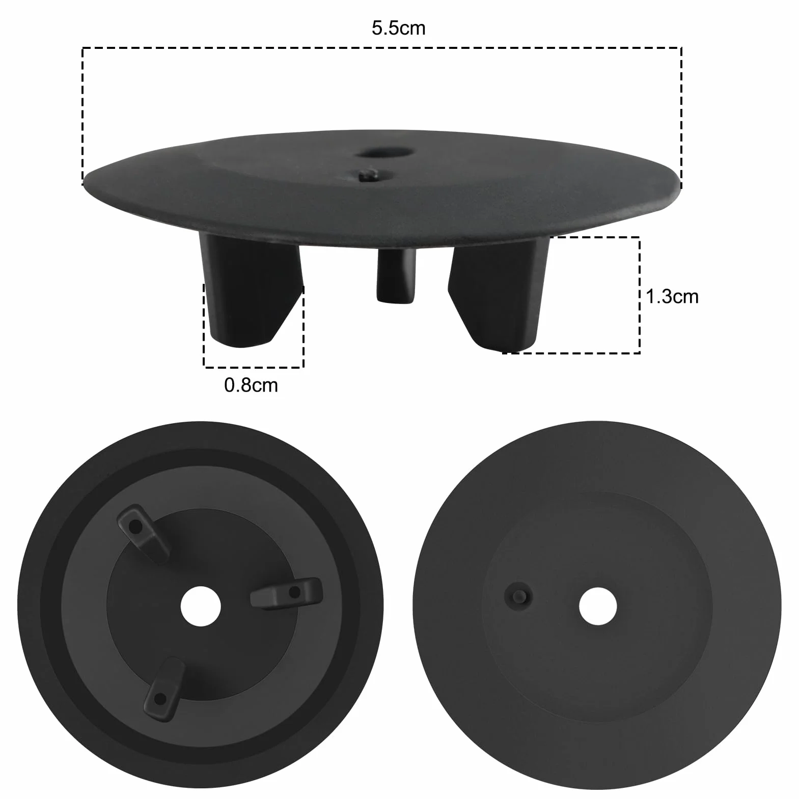 Lot de 4 Joints de Rechange pour évier, compatibles avec IKEA, Joint de Remplacement pour Panier à Tamis, Joint en Caoutchouc pour Panier d’évier, kit de Joints d’étanchéité