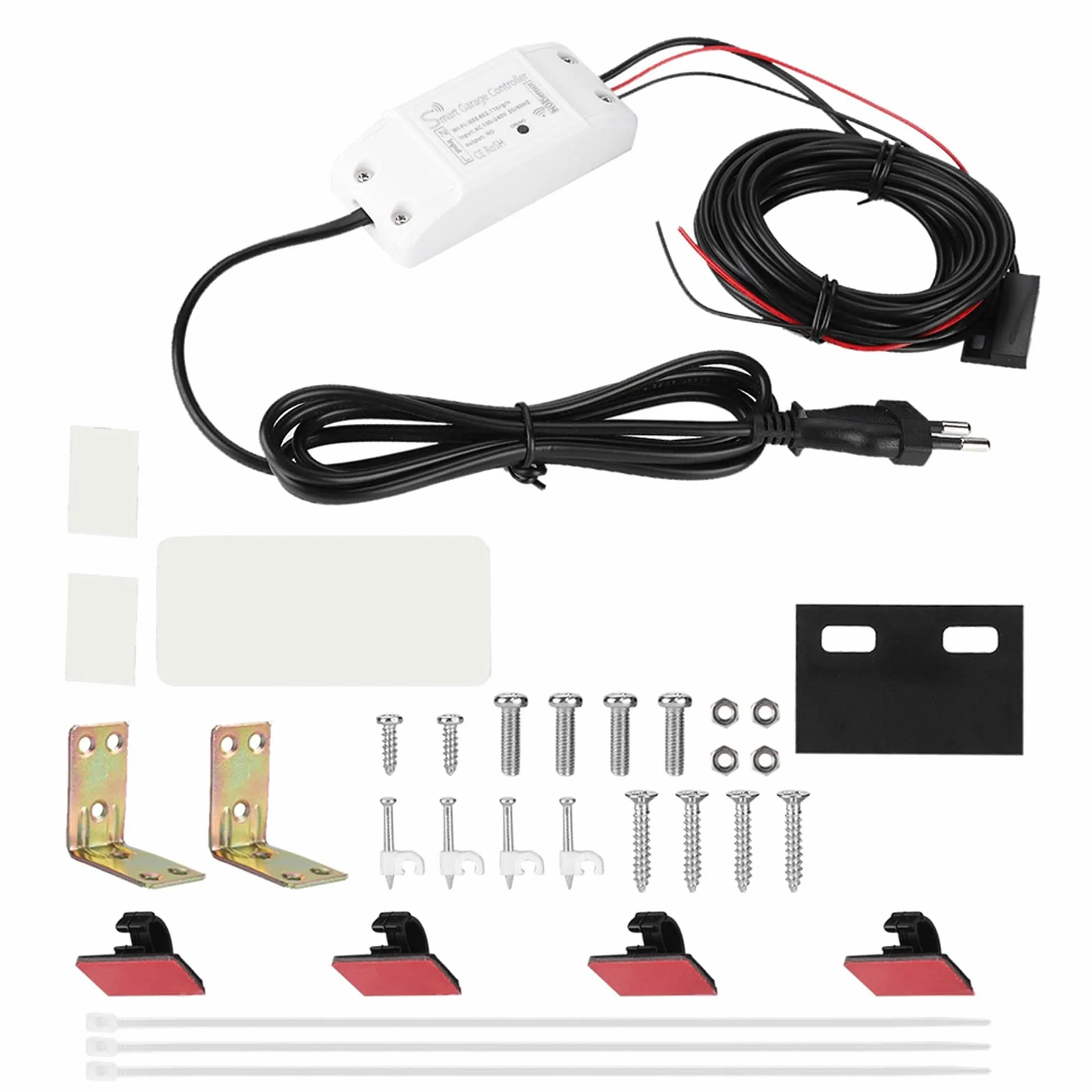 Tosuny WiFi Smart Switch Garage Porte télécommande ouvre-Porte Dispositif, Support téléphone APP contrôle, Fonctionne avec Alexa et Google (UE)