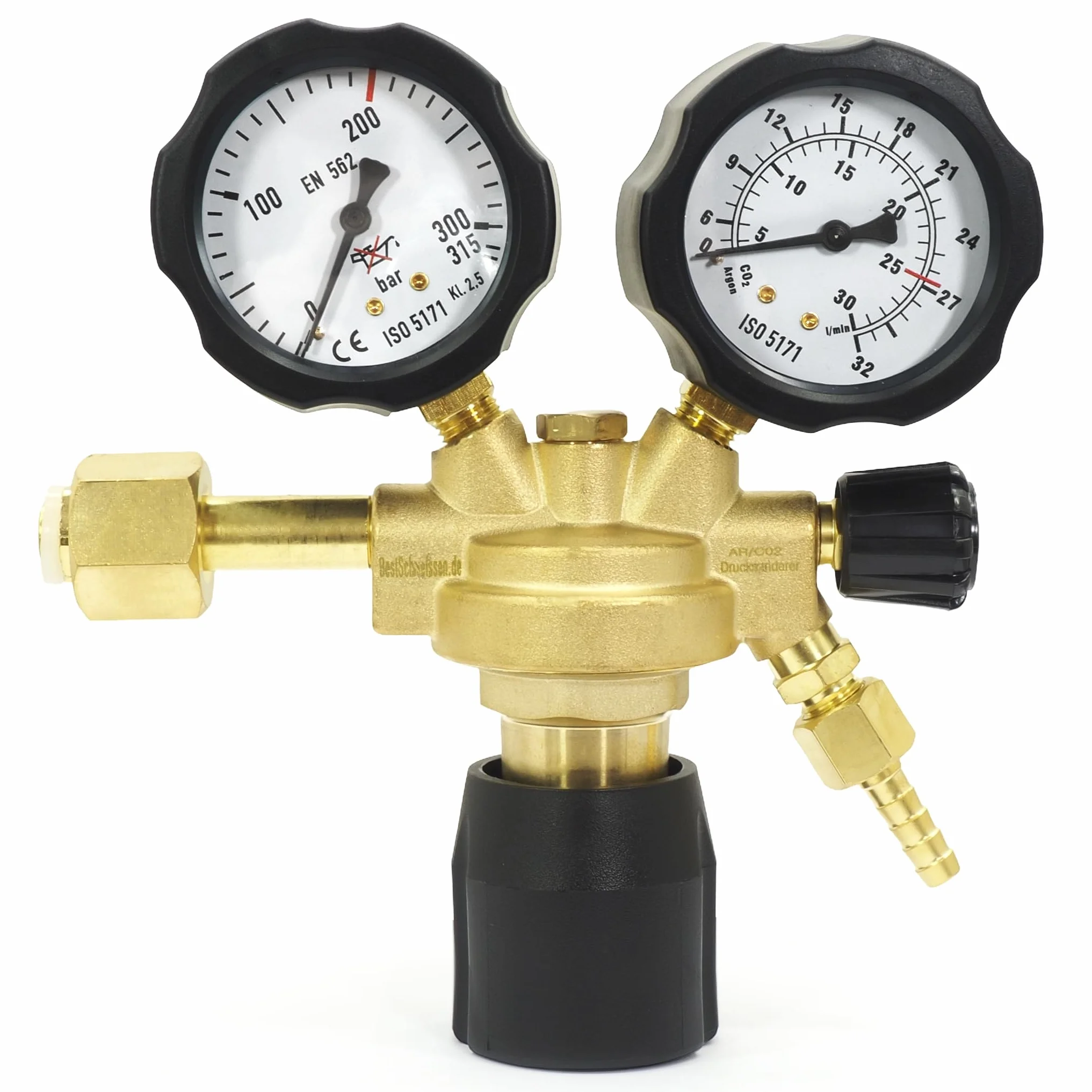 Argon Bouteille de gaz de protection Argon 8 l avec réducteur de pression argon – Bouteille d'argon remplie 200 bar + réducteur de pression Ar/CO2-10 BestSchweissen.de pour soudage TIG MIG MAG