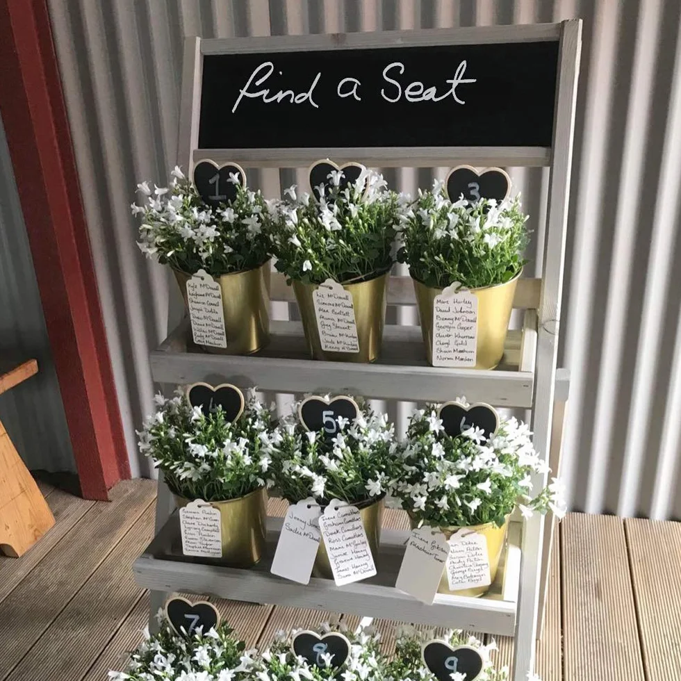 KINGLAKE 20 pièces étiquettes pour plante de bois jardin exterieur coeur