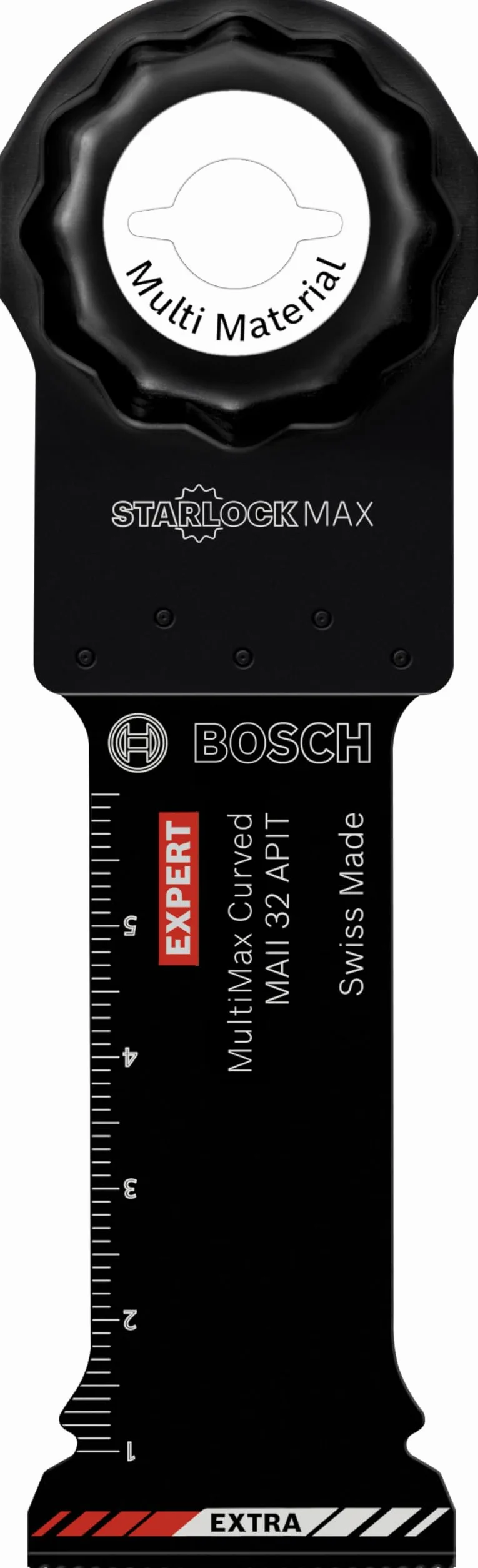 Bosch Accessories 1x Lame pour outil multifonction Expert MultiMax MAII 32 APIT (pour Tôles en acier inoxydable, Largeur 32 mm, Accessoire Outil multifonction)