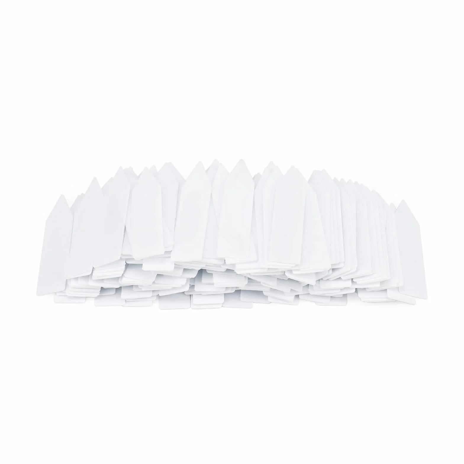 KINGLAKE 200 Pièces Mini Étiquette Pour Semis, 5x1cm Plastique Blanc