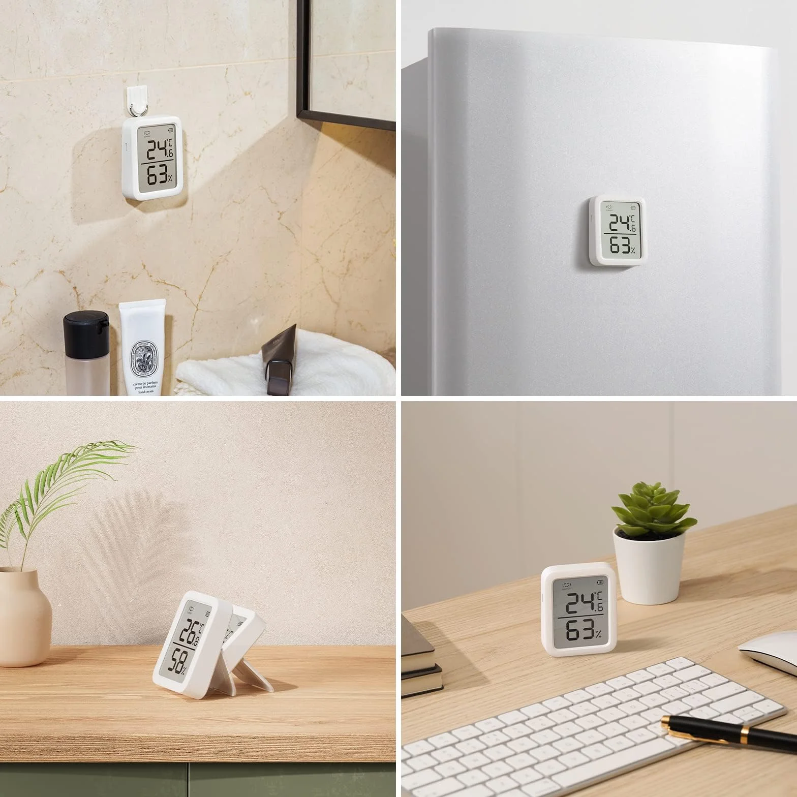 SwitchBot Thermomètre Connecté Intérieur Bluetooth Capteur Température App