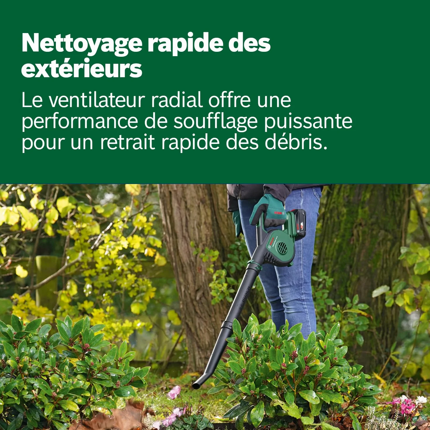 Bosch UniversalLeafBlower 18V-130 Souffleur de Feuilles sans Fil 18V