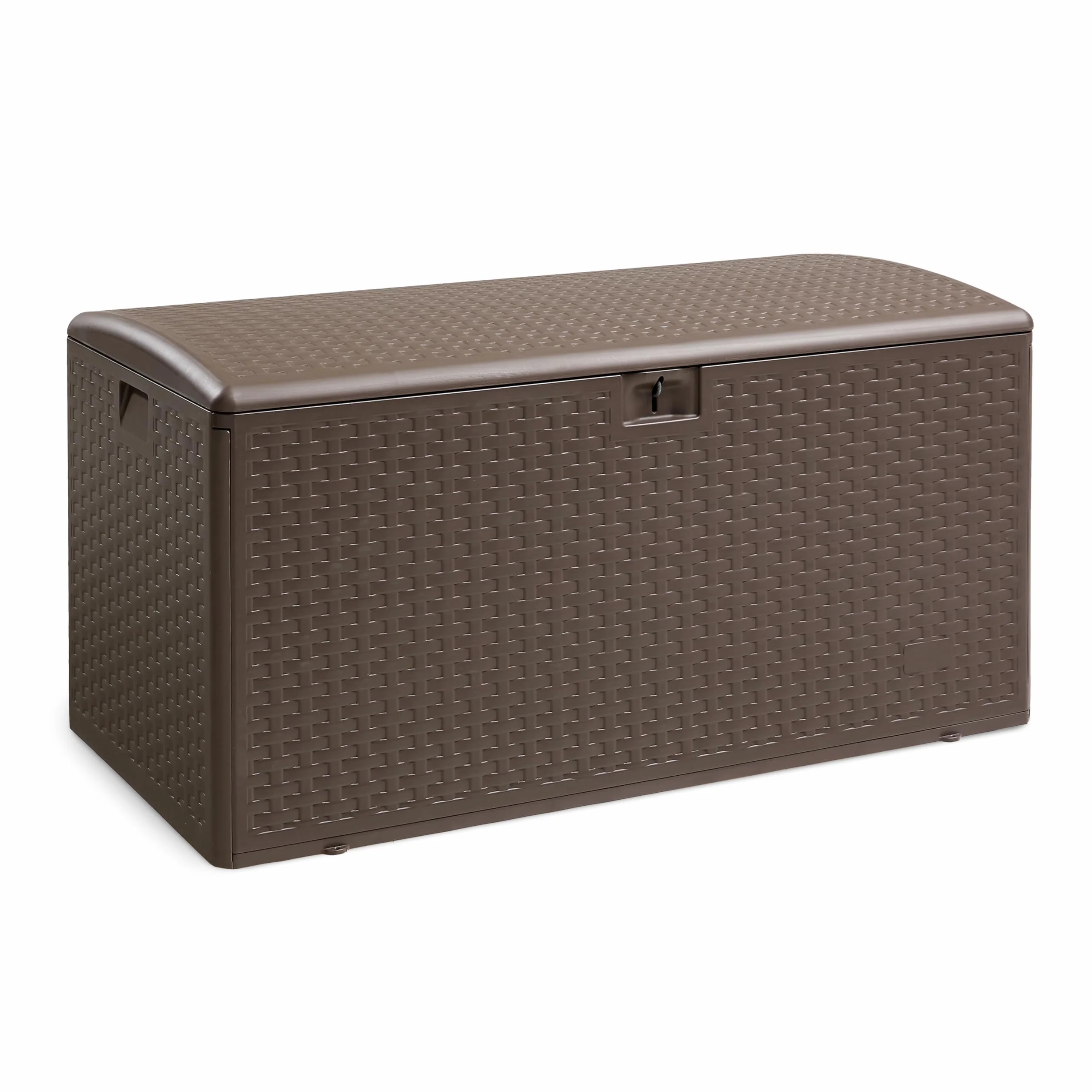 Amazon Basics Coffre de rangement 375 L Marron