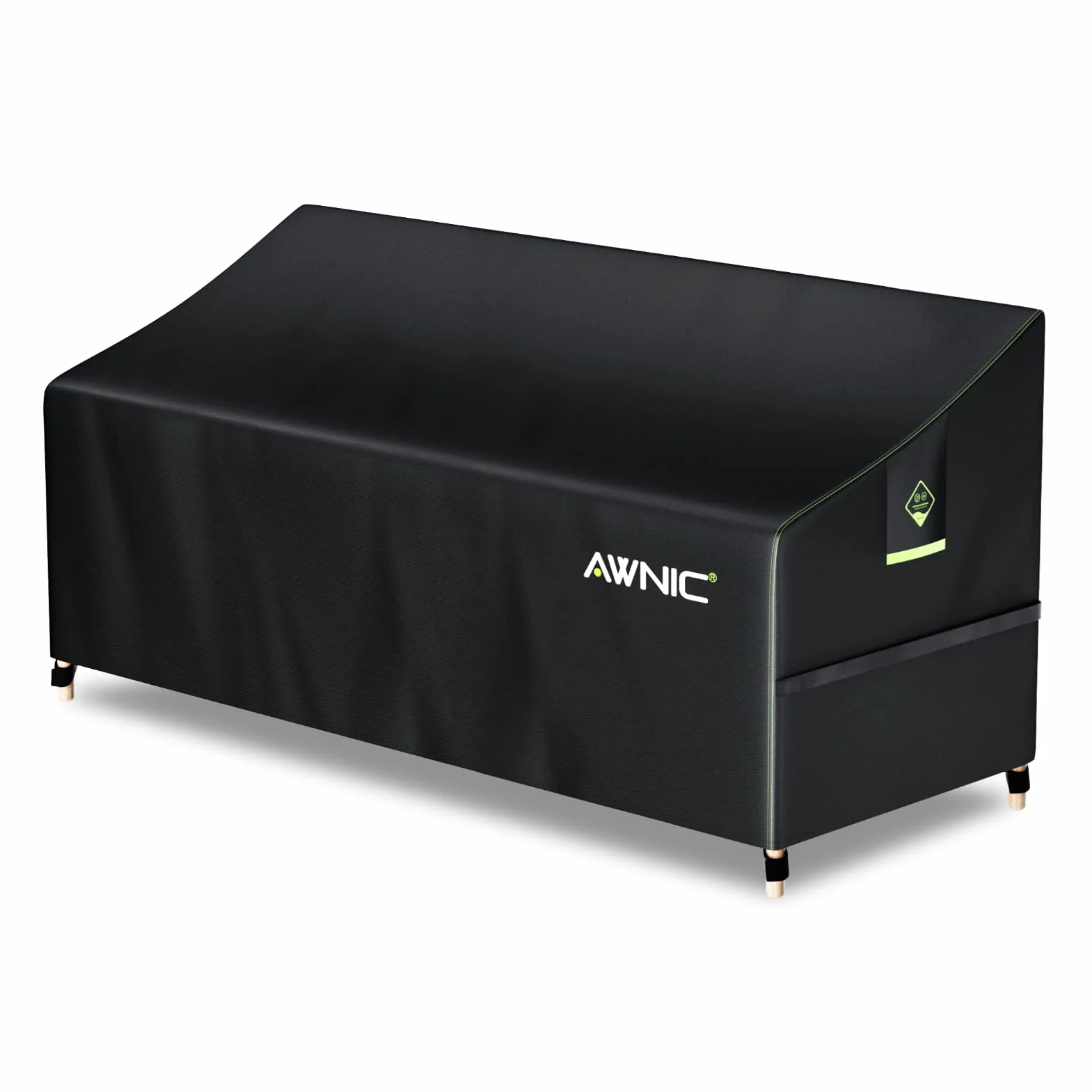 Housse de Protection pour Banc de Jardin Imperméable Polyester 420D 3 Places 175 x 85 x 65 cm
