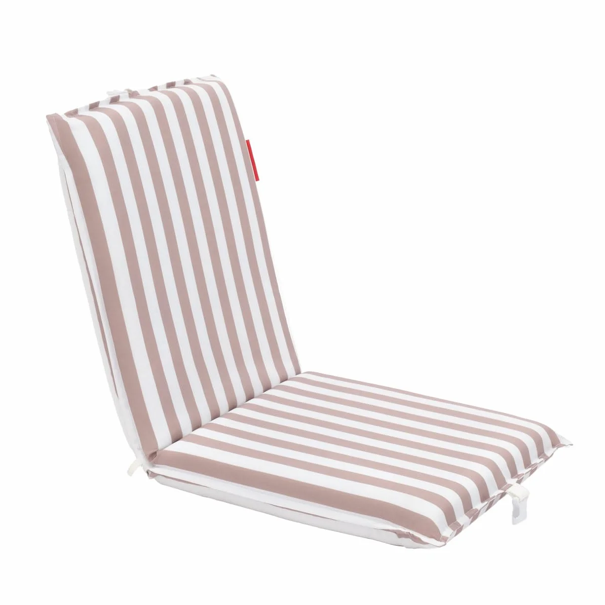 Flamingueo Chaise Longue Pliante de Plage 5 Positions Inclinaison Poignées Sac à Dos Résistante à l'eau Polyester Beige