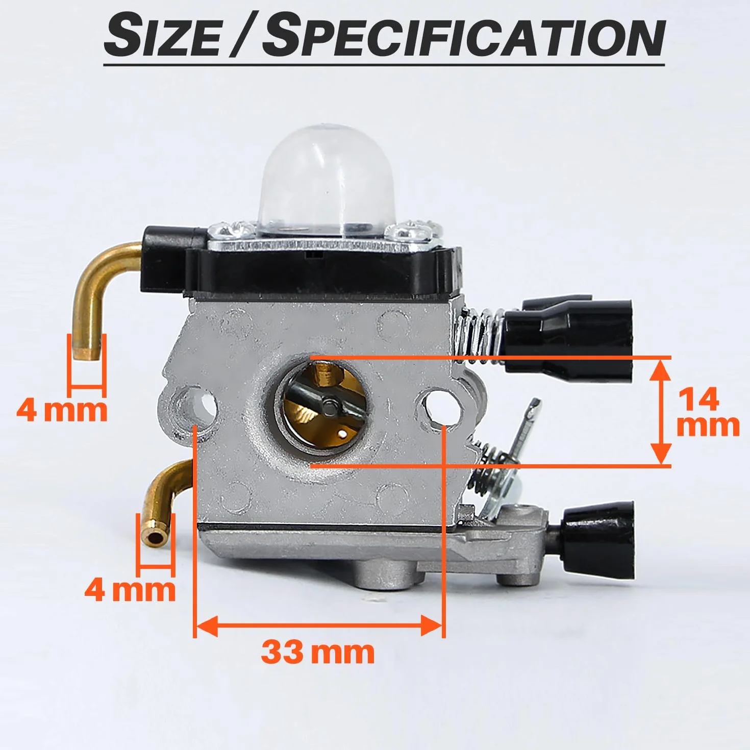 Kit Carburateur STIHL FS38 FS55 FS45 FS46 FC55 KM55 HS45 Débroussailleuse Pièces Rechange Carbu