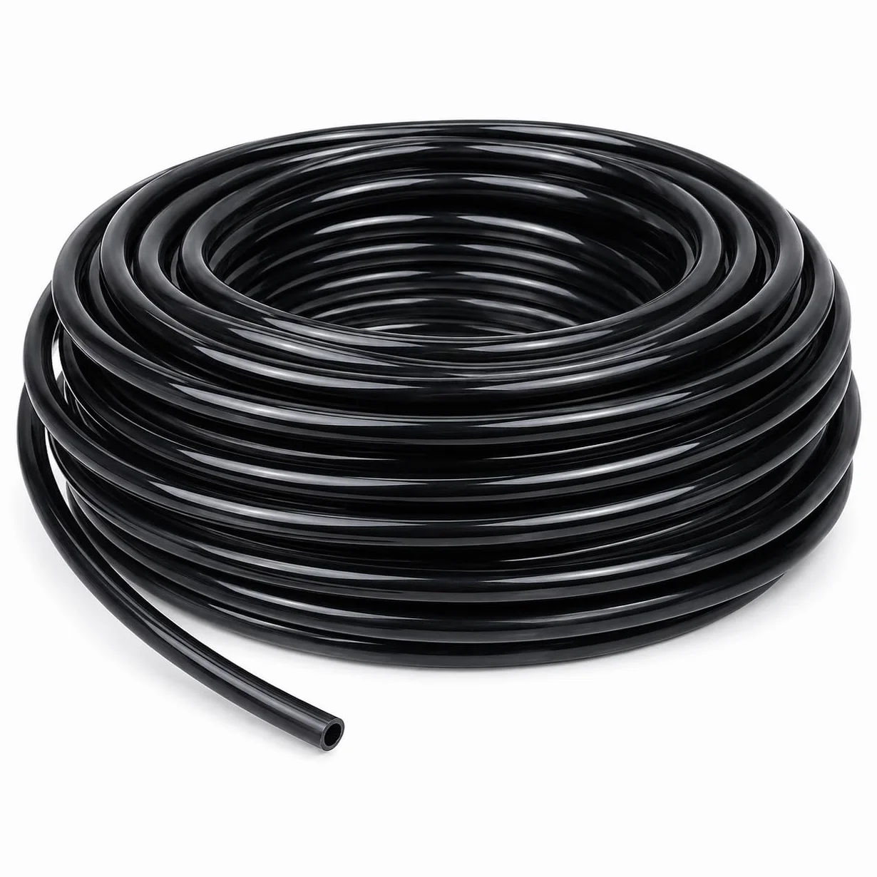 Tuyau d'irrigation goutte à goutte 30 mètres 4mm/6mm noir