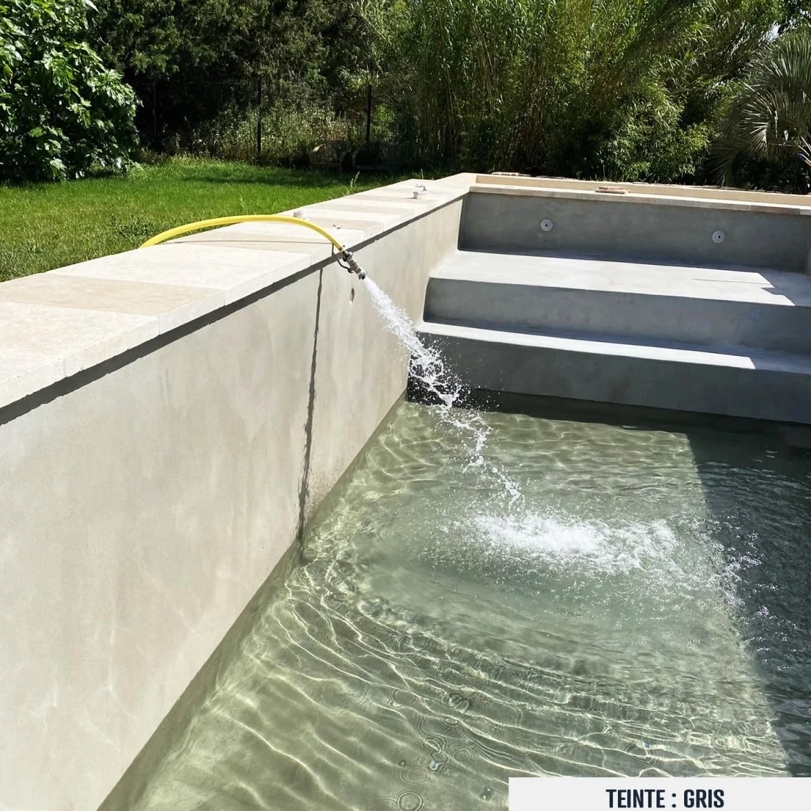 ARCANE INDUSTRIES Enduit de cuvelage piscine hydrofuge étanchéité 5 kg Gris