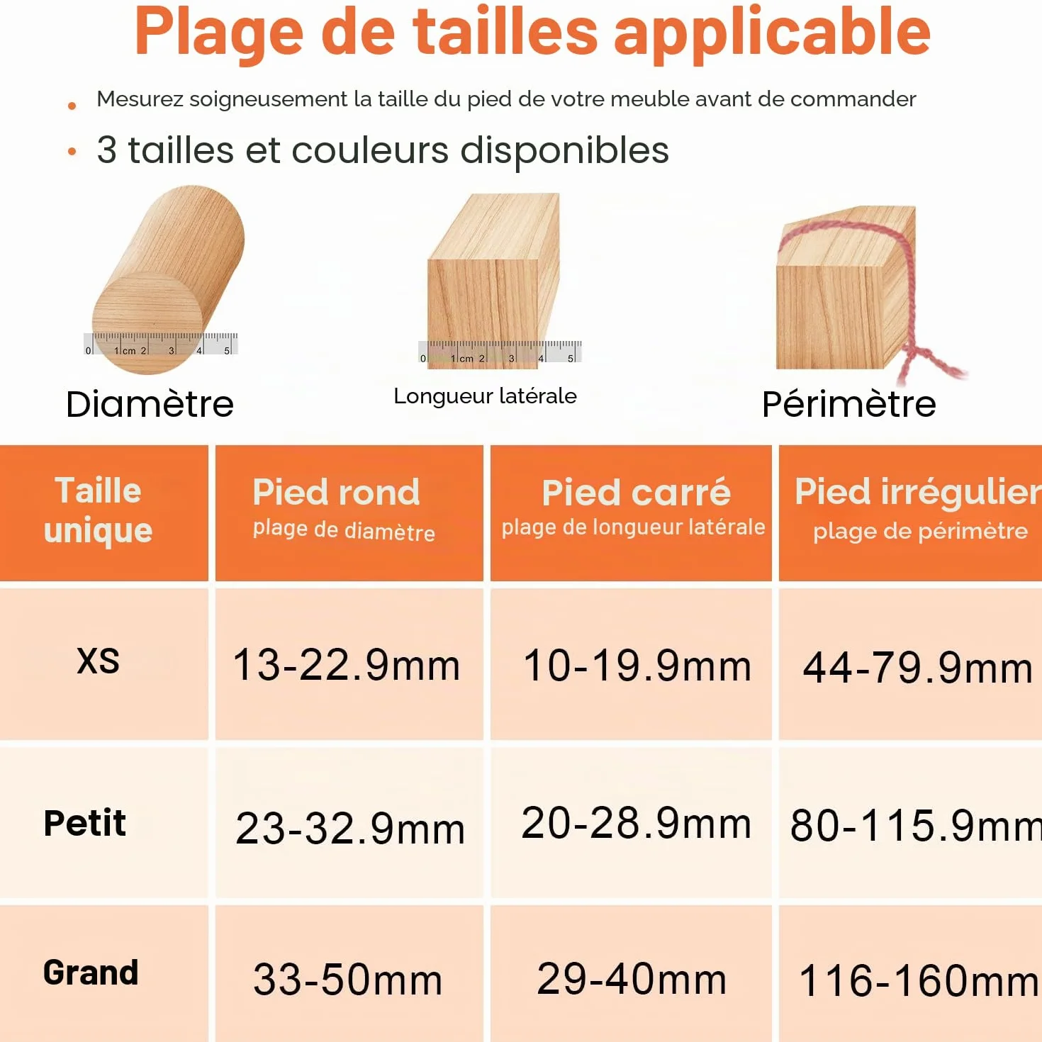 32pièces GICUNK Nouveau Protection Pied de Chaise, Protège Pied de Chaise, Protections de Sol en Silicone Transparent pour Pieds de Chaise avec Patins en Feutre (Fit:13-22.9 mm)