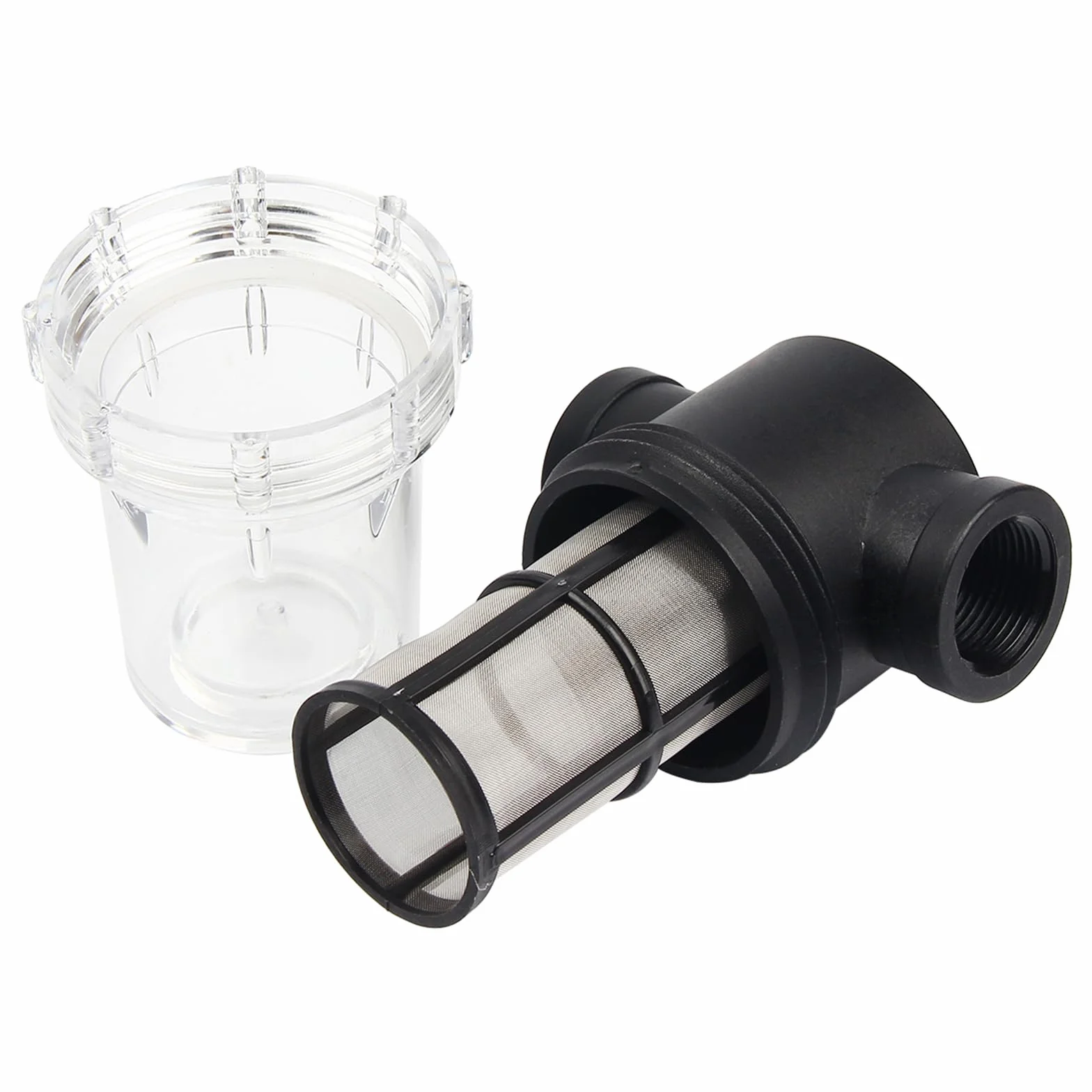 Filtre de Pipeline 1" Filtre pour Pompe à Eau Tamis Acier Inoxydable 100 mailles