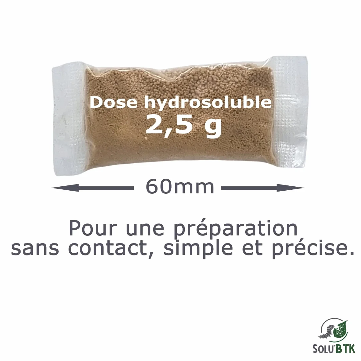 Insecticide Bacillus Thuringiensis Kurstaki 30 g 40 L Chenilles Pyrales Tordeuses Carpocapses Noctuelles Agriculture Biologique