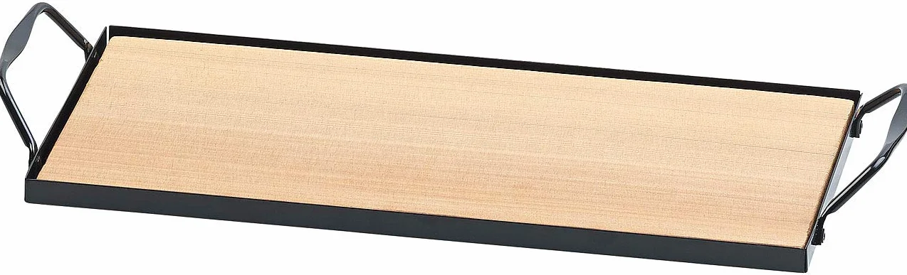 Rosenstein & Söhne Ensemble de 2 Planches à Fumer en Bois de cèdre avec Plaque en métal