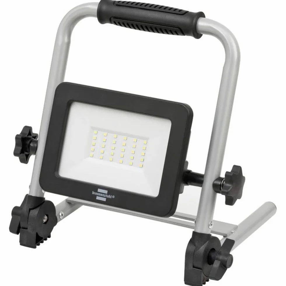 brennenstuhl 1171960205 Projecteur LED Portable EL 2000 MA, Métal, 20 W, Gris/Noir, Moyen