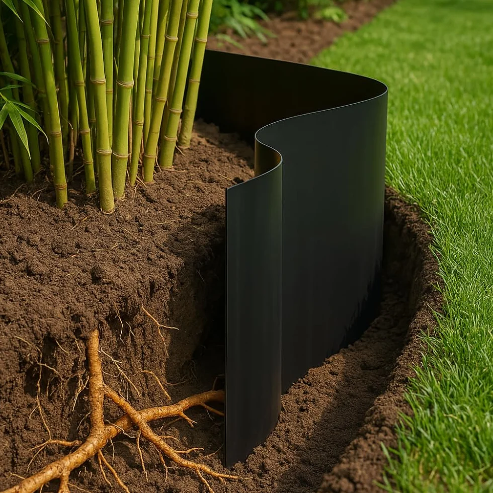 Barrière anti rhizome 5 mètres bambous racines