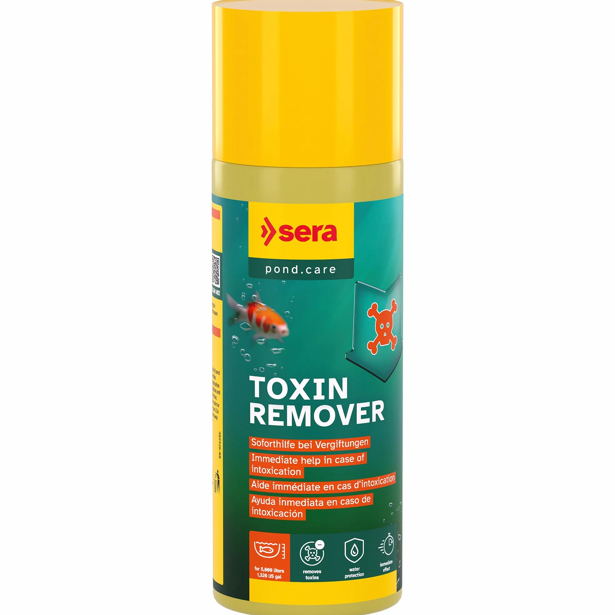 Sera Pond Toxin Remover 250 ML - Aide immédiate Intoxication Ammoniaque Nitrites Métaux Lourds