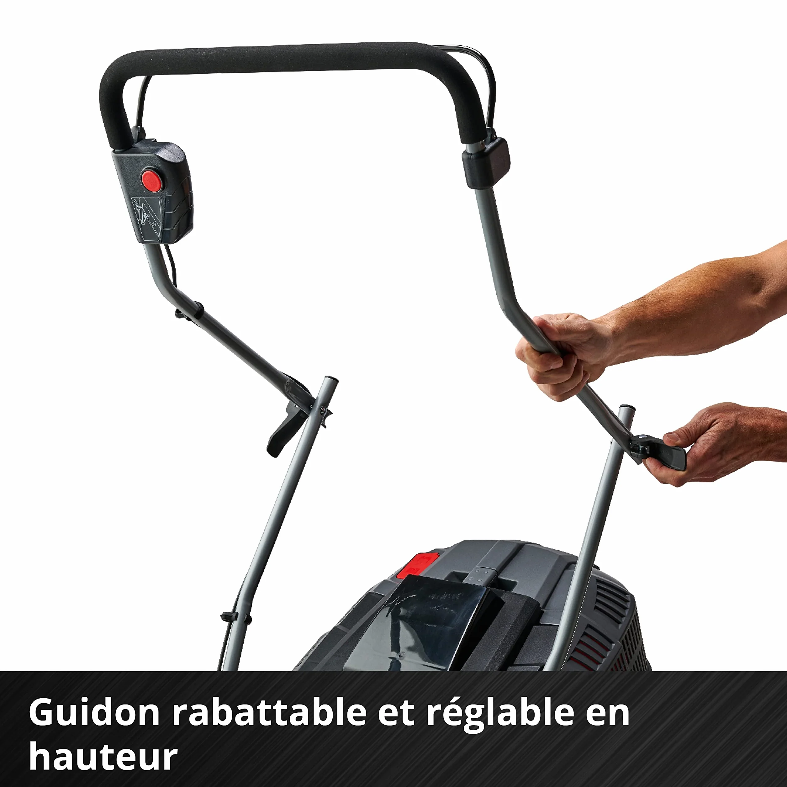 Einhell GE-CM 43 Li M KIT Tondeuse à Gazon sans Fil 36V 43 cm 500 m² 2 Batteries 4,0 Ah Chargeur