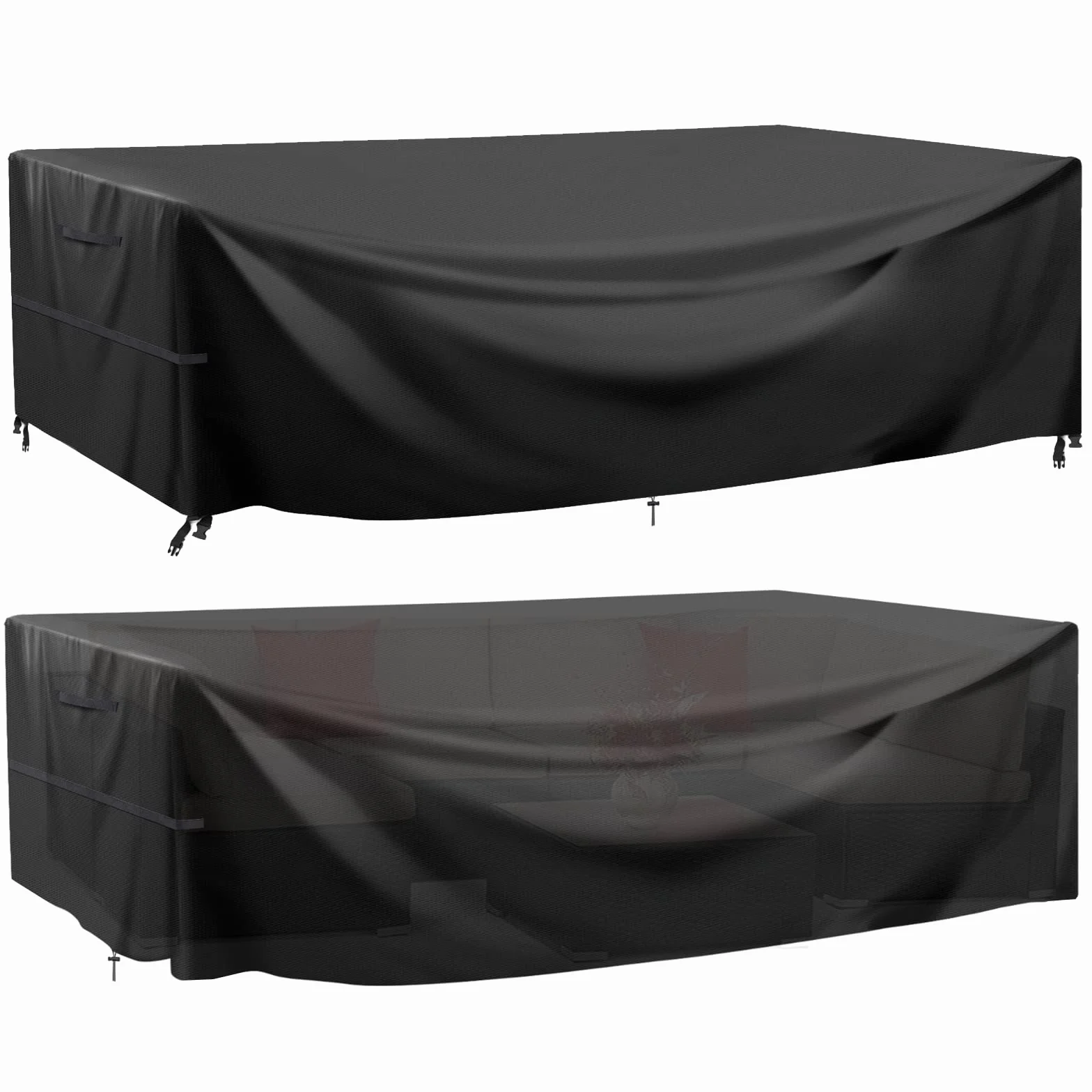 Housse pour meubles de jardin Oxford 600D imperméable anti-UV 230 x 165 x 80 cm