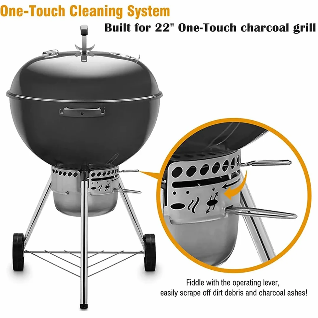 Weber Kit de système de nettoyage One-Touch 57 cm pour barbecue Kettle 22"