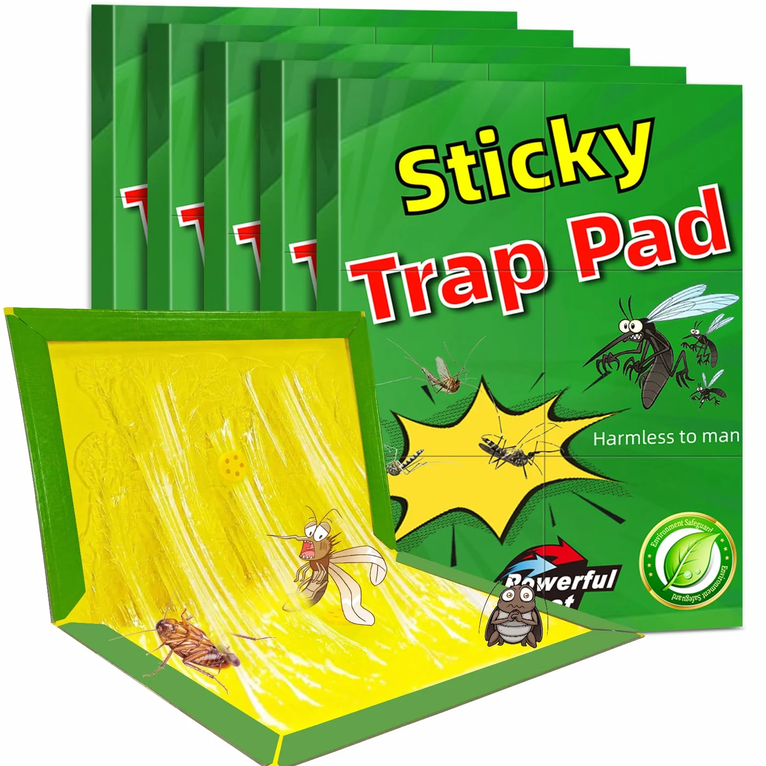 Piege a Souris Rat Anti Plaques Collantes Souris Plaques de glu Anti Puissant Mouse Trap Mulot Exterieur Efficace Interieur 5 Pieces