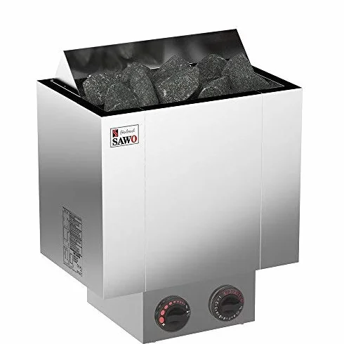 Sauna Poêle Électrique SAWO NORDEX 2017, Gamme de puissance: 4,5 kW; 6,0 kW; 8,0 kW; 9,0 kW; avec unité de contrôle intégrée (NB modèle); Multi-Tension: soit monophasé ou triphasé;