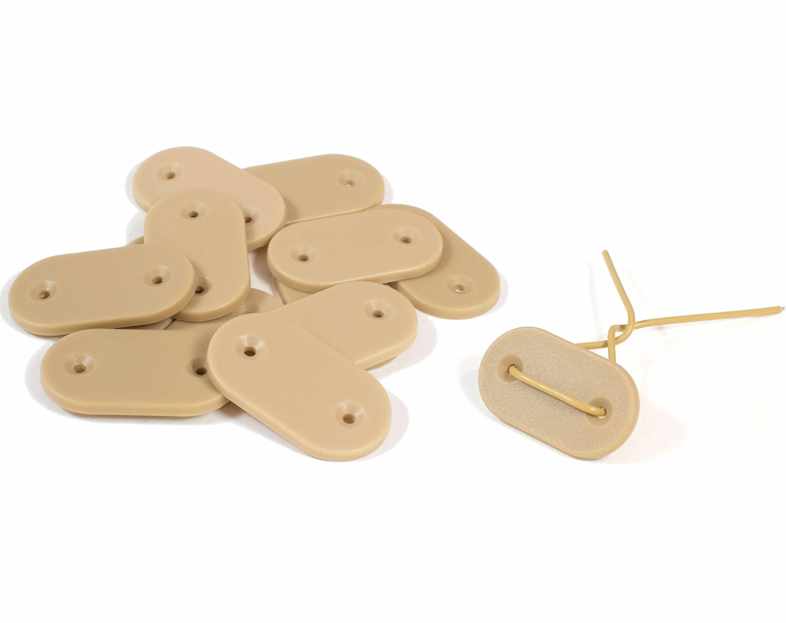 Simon & Co Lot de 26 Fixation pour Canisse Brise-Vue Bambou avec Fil Résistant