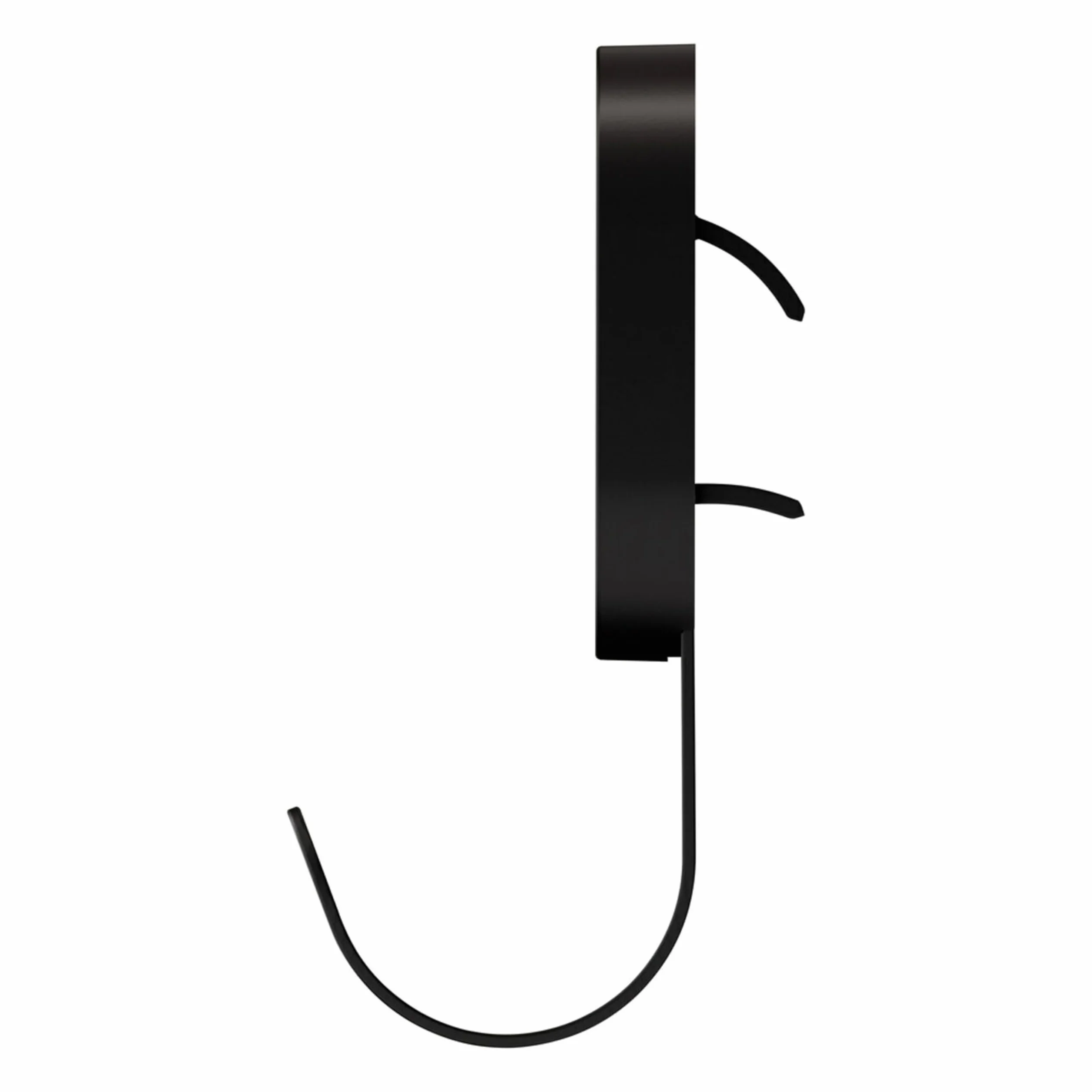 3M Claw (TM) 11,3 kg. 2 crochets noirs pour cloison sèche et 2 crochets pour tableaux, solution de suspension lourde pour sacs à dos, vestes, photos et décoration d'intérieur - Lot de 4