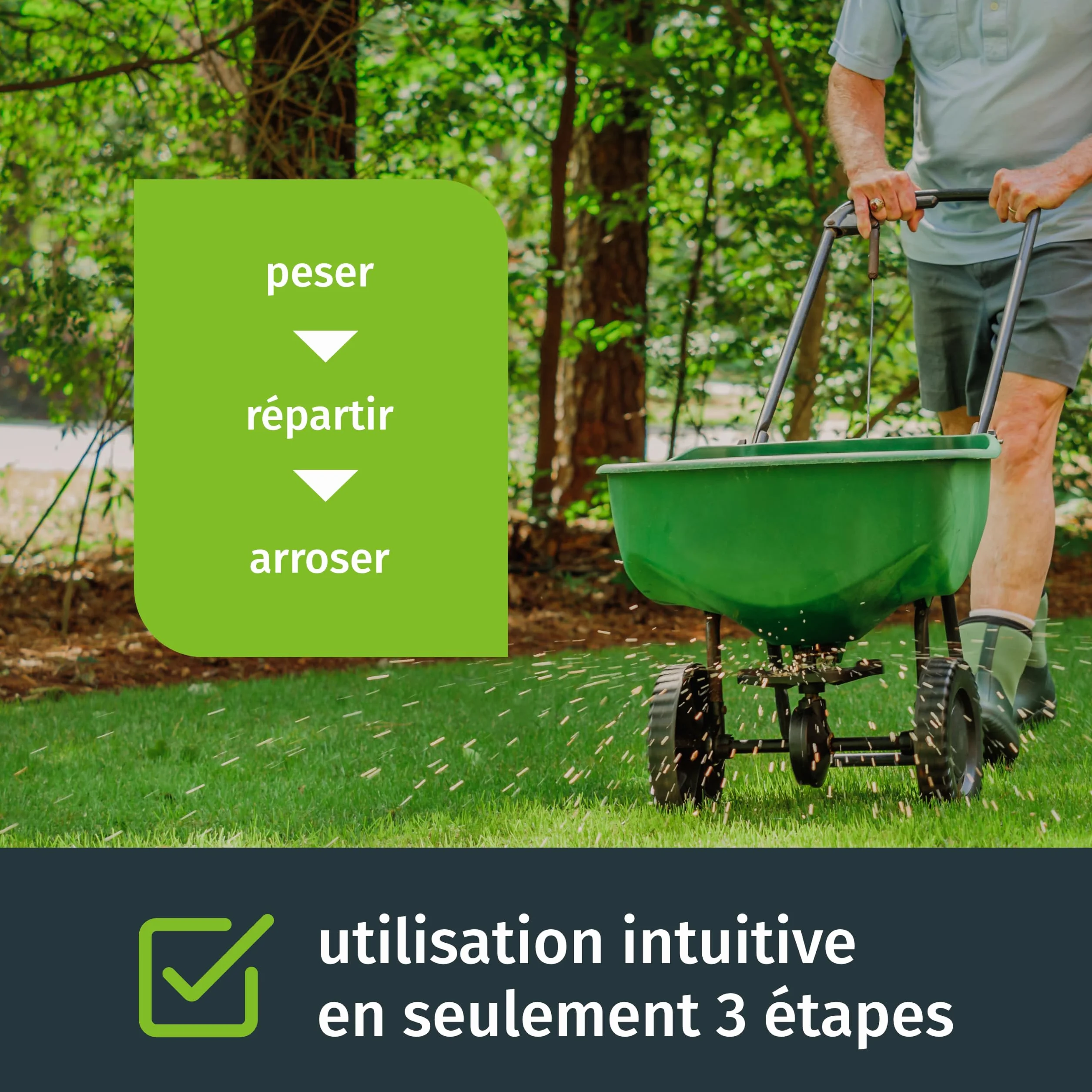 Turbogrün engrais gazon printemps 10 kg 500m² fertilisant pelouse saine réduit mousse été adapté épandeurs