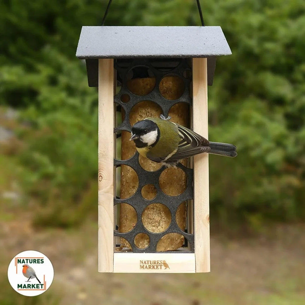 Graisse Végétale 100% pour Oiseaux 12 Saveurs 850g x12 10.2kg Alimentation Complète