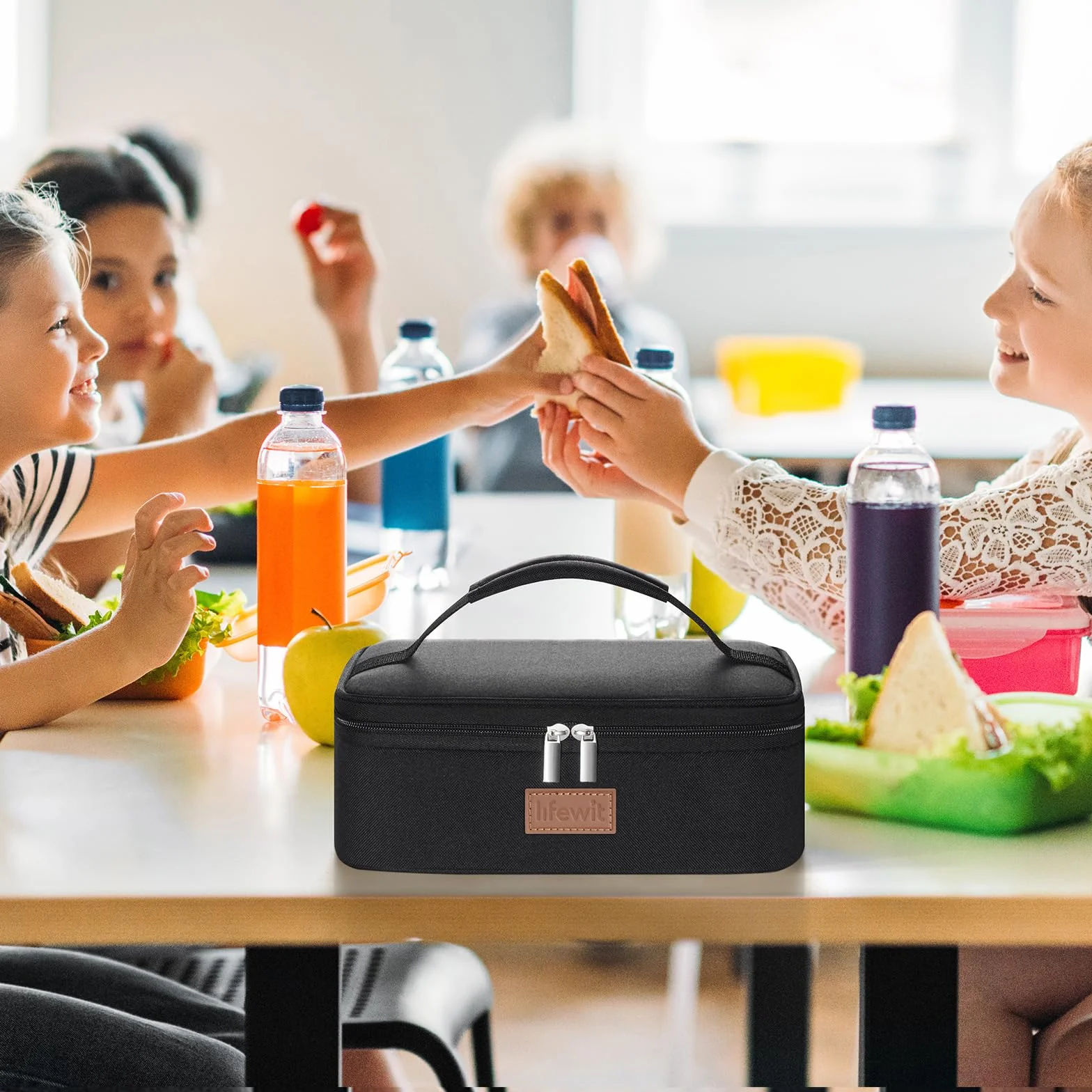 Lifewit Sac Isotherme Repas Thermique Lunch Box 4L Noir