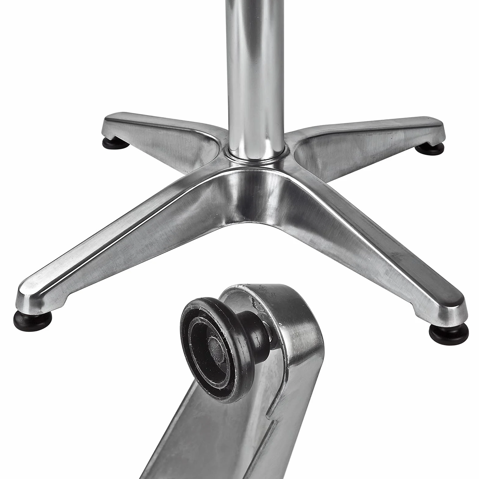 Table de bistrot ronde aluminium 60 cm hauteur 70 cm