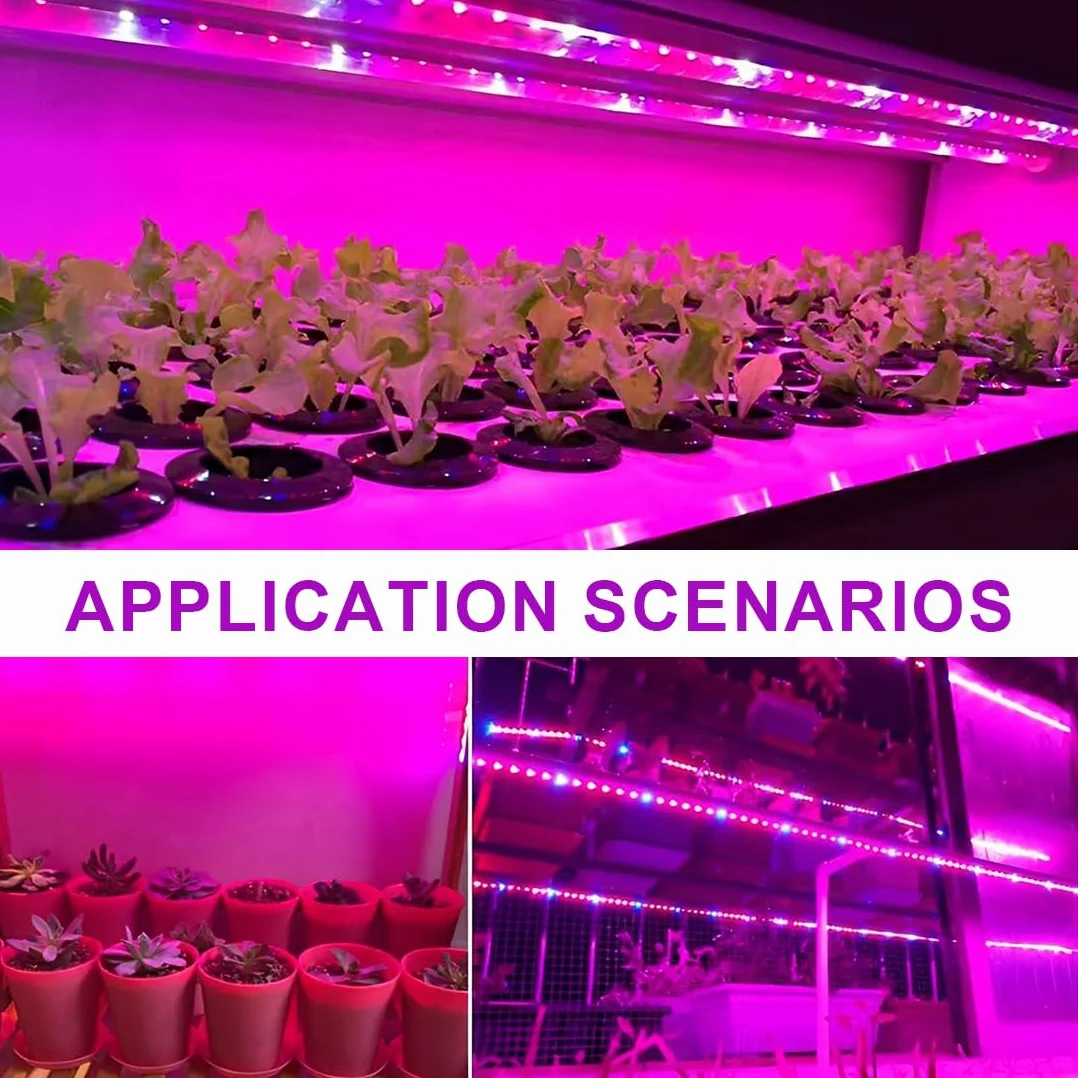 Lampe Plante Interieur LED Grow Light Horticole Hydroponie Serre Culture