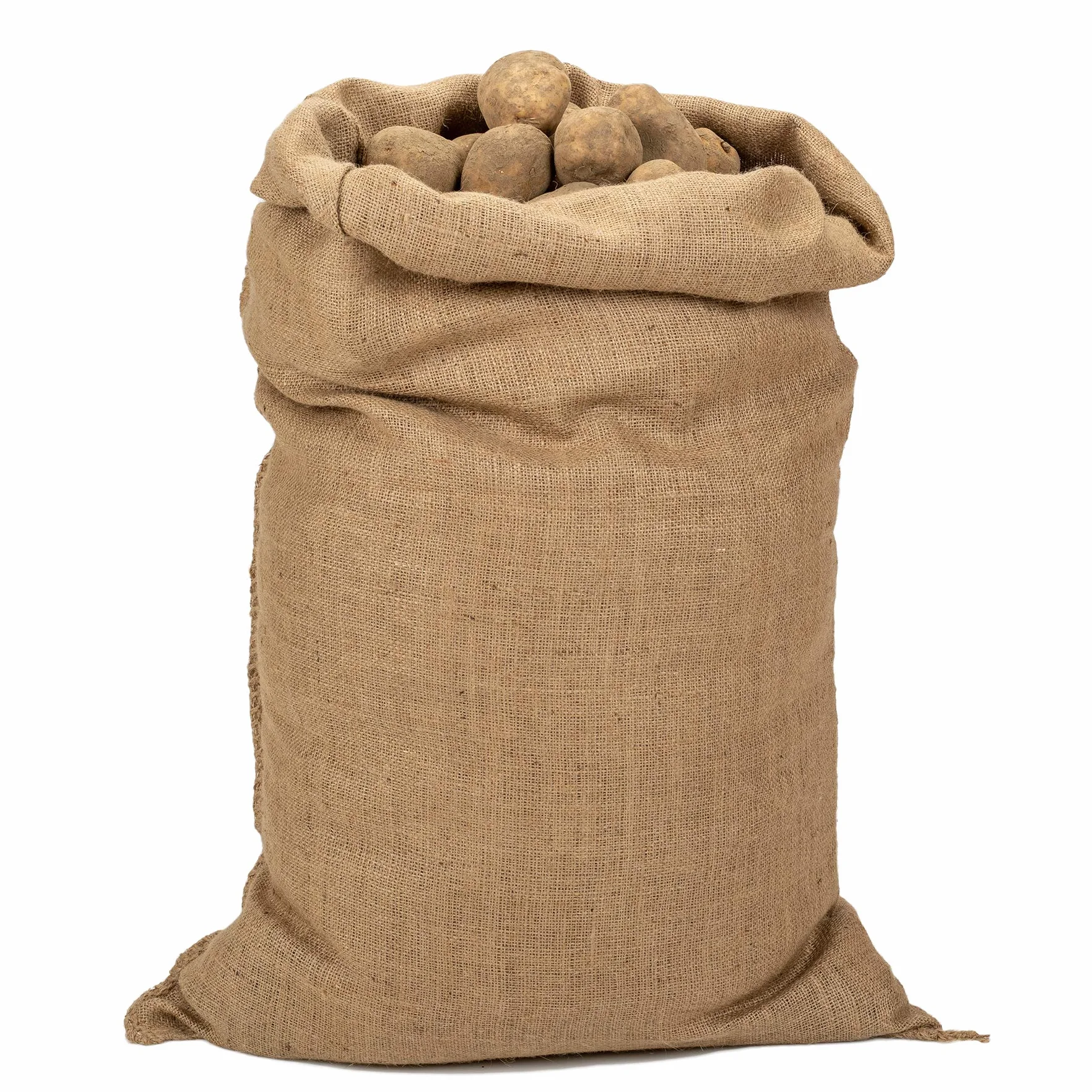 La Cordeline Lot 2 Sacs en Toile de Jute Naturelle 60 x 100cm 50 Kg Stockage Jardin