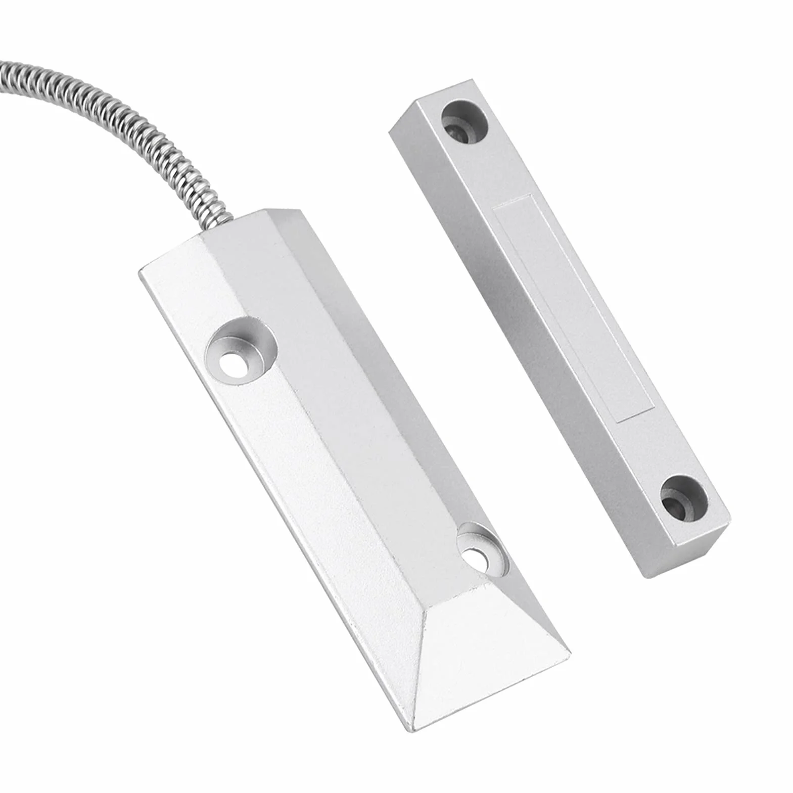 Détecteur de contact magnétique filaire pour porte et fenêtre pour alarme de sécurité