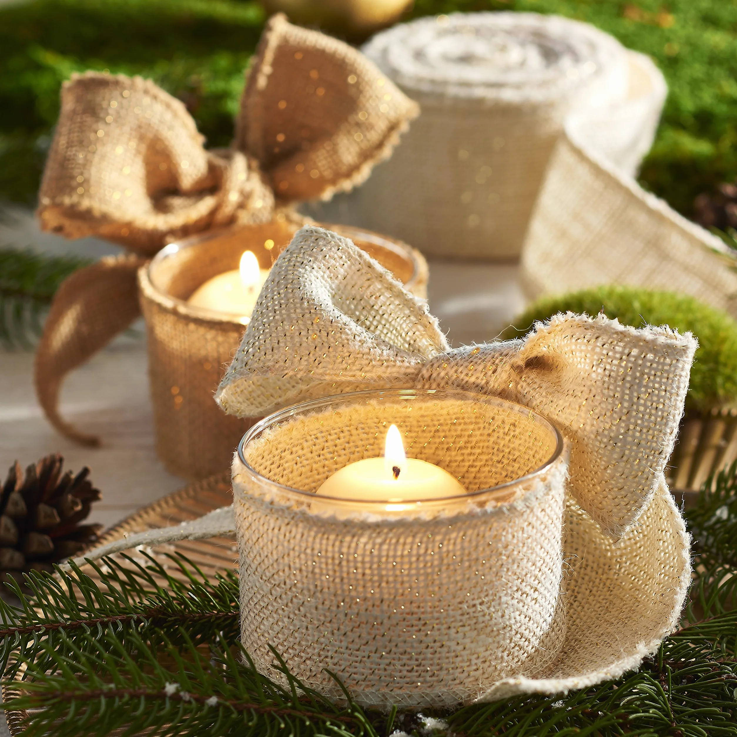 Cordeline Bande Jute Naturel 20 cm x 10m JN28