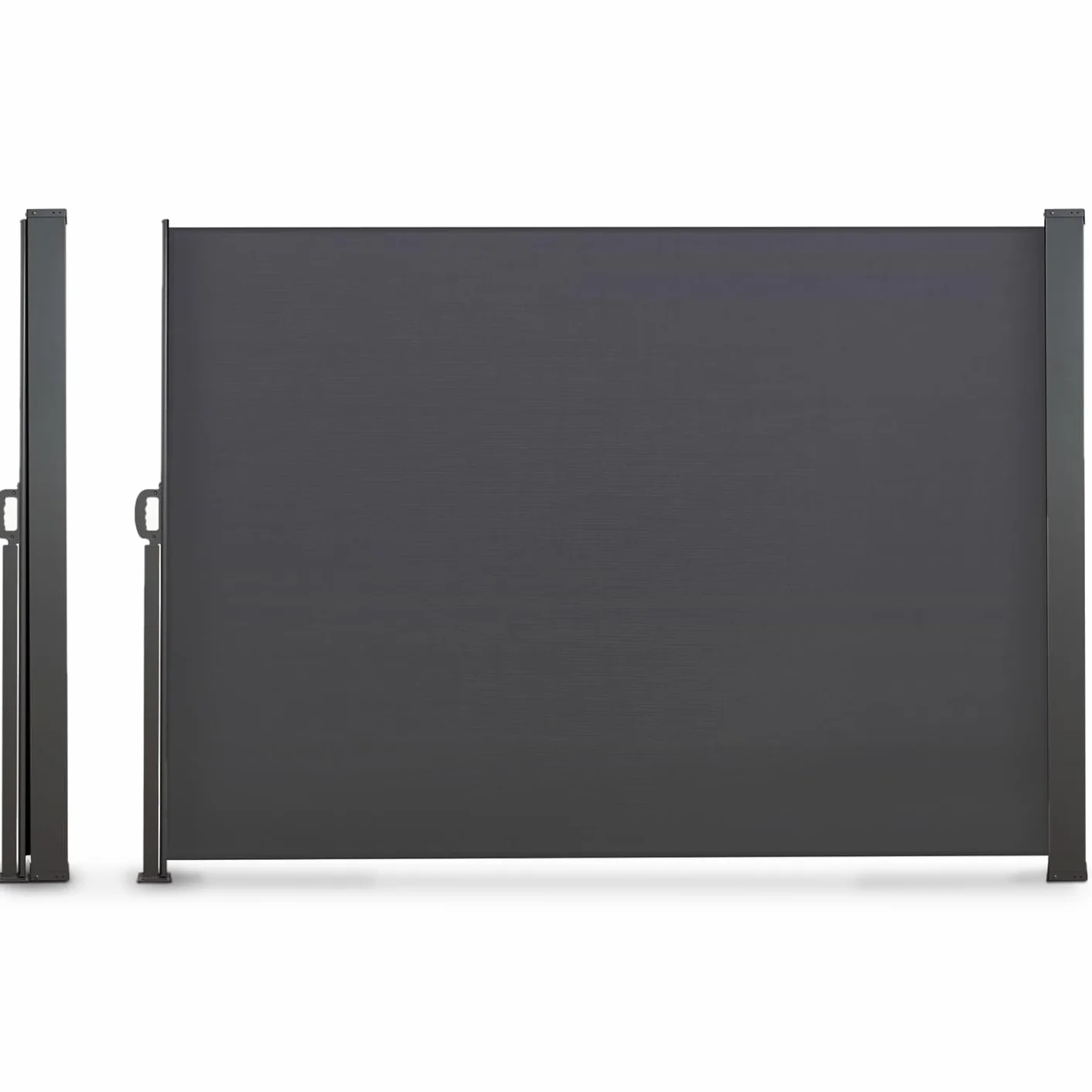 Paravent extérieur rétractable 160 x 300 cm Gris Anthracite